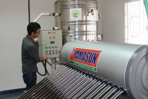 Đẩy mạnh ứng dụng máy nước nóng năng lượng mặt trời