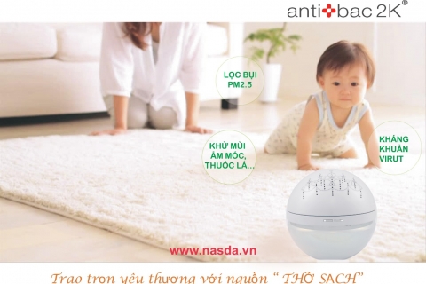 Thiết bị làm sạch không khí trong nhà bằng công nghệ vi sinh