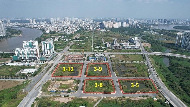 Tân Hoàng Minh bỏ cọc đấu giá lô đất 24.500 tỷ tại Thủ Thiêm. Ảnh TPO