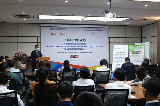Tăng cường xúc tiến đưa hàng Việt vào hệ thống siêu thị Lotte Mart - Ảnh 1.