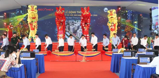 Động thổ xây dựng 20.000 căn nhà ở xã hội Becamex