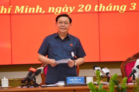 Chủ tịch Quốc hội: TPHCM cần '4 chữ T' để thành công