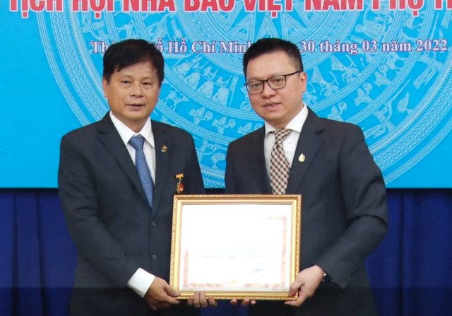 Ông Trần Trọng Dũng làm Phó Chủ tịch Hội Nhà báo phụ trách phía Nam - Ảnh 1.