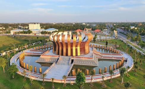 Công trình Đền thờ Vua Hùng tại Cần Thơ chuẩn bị khánh thành