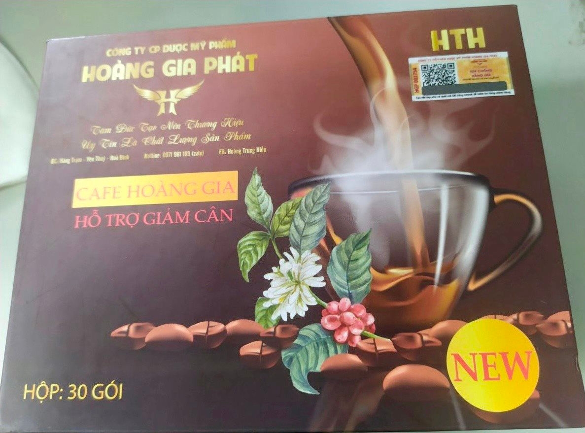 Thu hồi sản phẩm cafe Hoàng Gia có chứa chất cấm sibutramine khiến 1 người phụ nữ bị hôn mê sâu