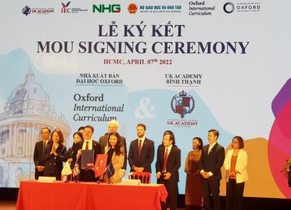 UKA và OUP hợp tác triển khai chương trình Phổ thông Quốc tế Oxford tại Việt Nam