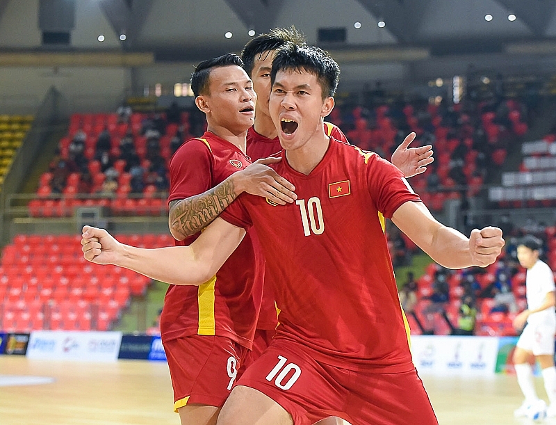Tuyển Việt Nam giành vé dự vòng chung kết futsal châu Á 2022