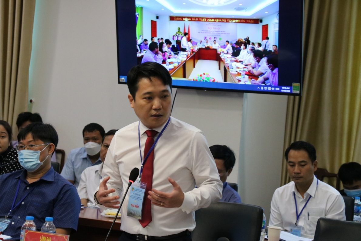 Ông Lê Trương Hiền, Phó Giám đốc Sở Du lịch TP Hồ Chí Minh chia sẻ tại Hội nghị