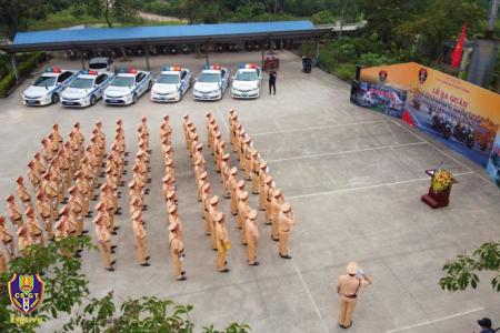 Cục CSGT ra quân thực hiện cao điểm bảo đảm TTATGT dịp lễ 30/4 và 1/5