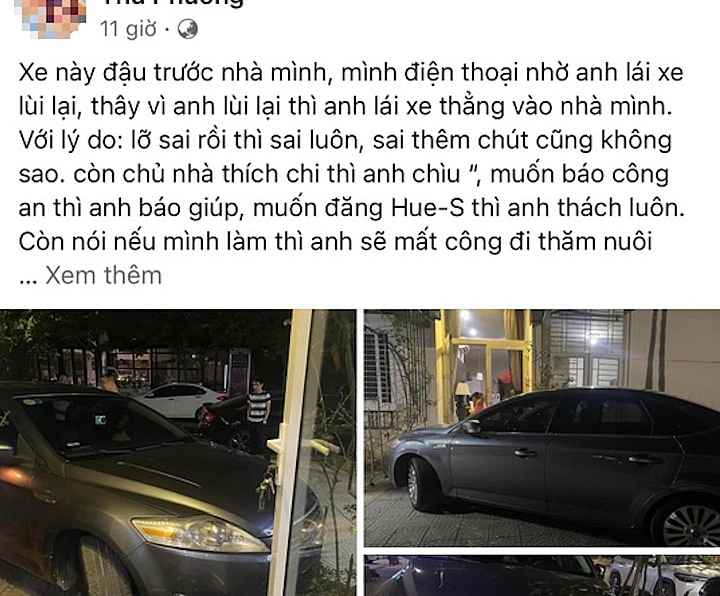 Tạm đình chỉ cán bộ Sở Nội vụ đỗ xe chắn cửa nhà, thách thức dân