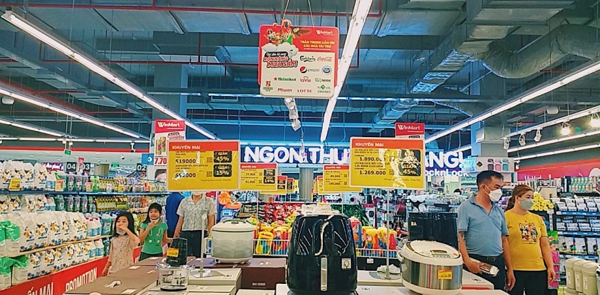 WinMart_WinMart+ phối hợp cùng các nhà cung cấp lớn tổ chức thường xuyên các chương trình khuyến mại