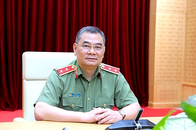 Trung tướng Tô Ân Xô, Chánh Văn phòng, Người phát ngôn Bộ Công an. Ảnh: Báo CAND