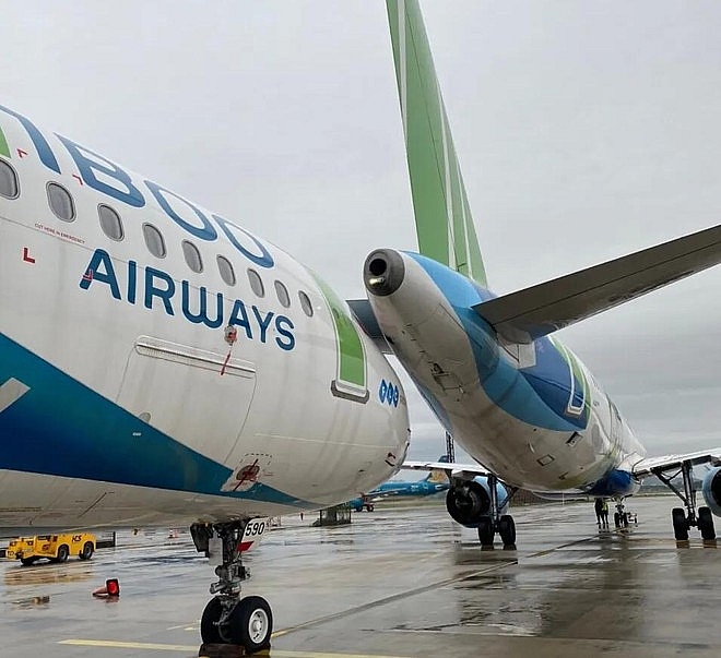 Sự cố hai tàu bay của Bamboo Airways va chạm nhau tại sân bay Nội Bài vào 2/11/2021
