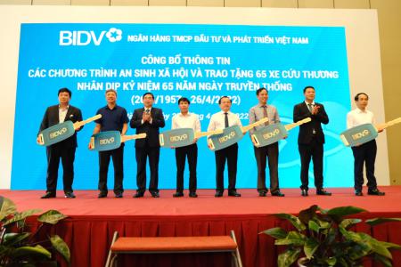 BIDV công bố các chương trình an sinh xã hội nhân dịp kỷ niệm 65 năm ngày thành lập