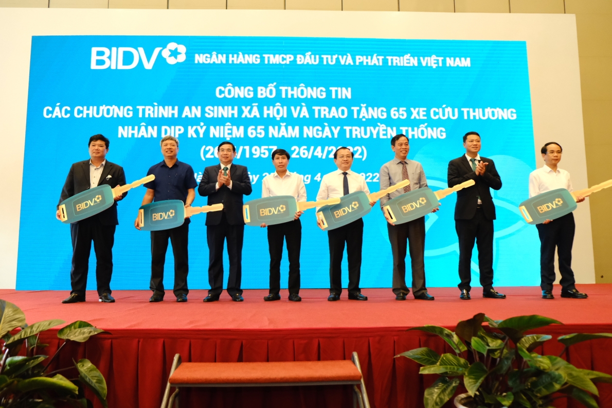 BIDV công bố các chương trình an sinh xã hội nhân dịp kỷ niệm 65 năm ngày thành lập