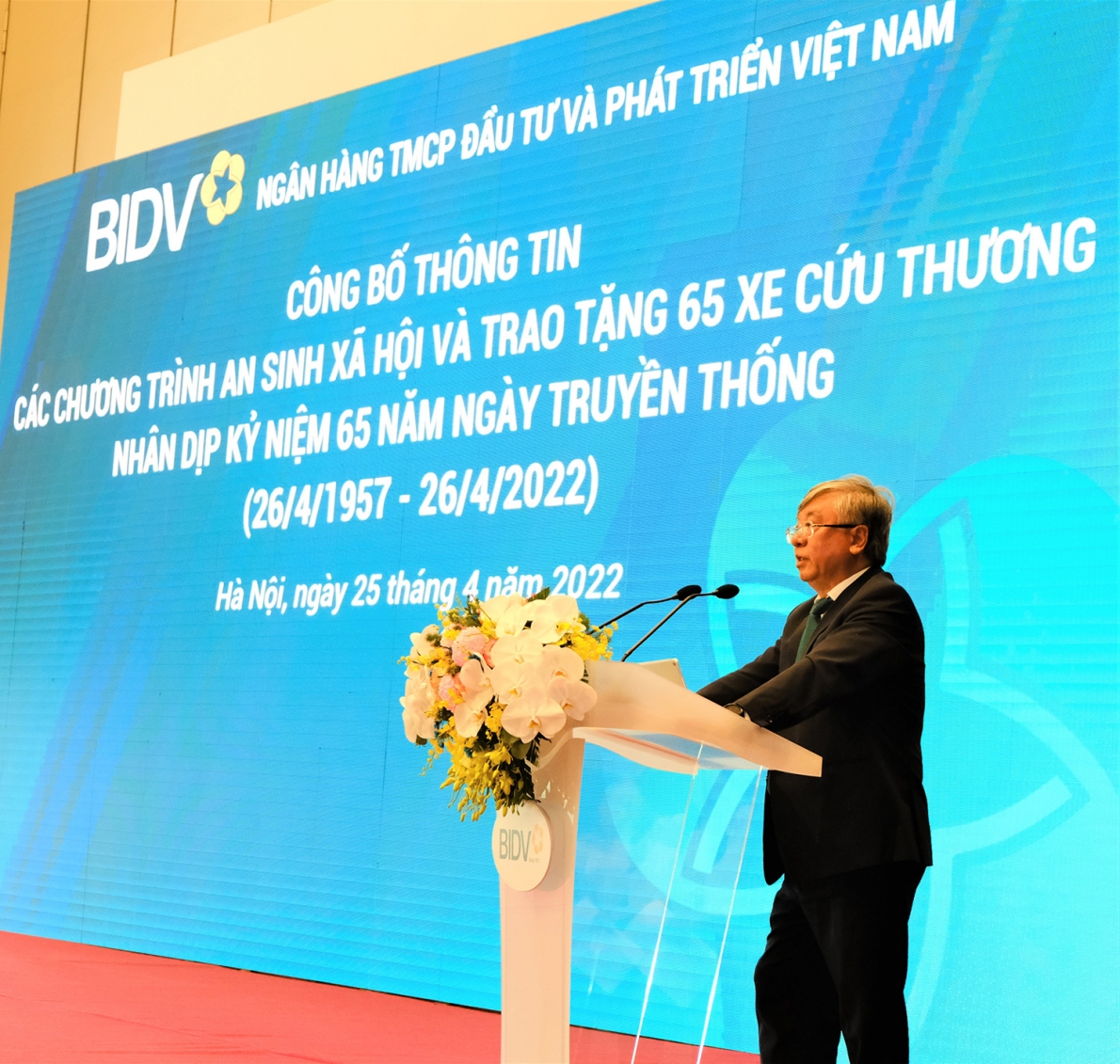 BIDV công bố các chương trình an sinh xã hội nhân dịp kỷ niệm 65 năm ngày thành lập