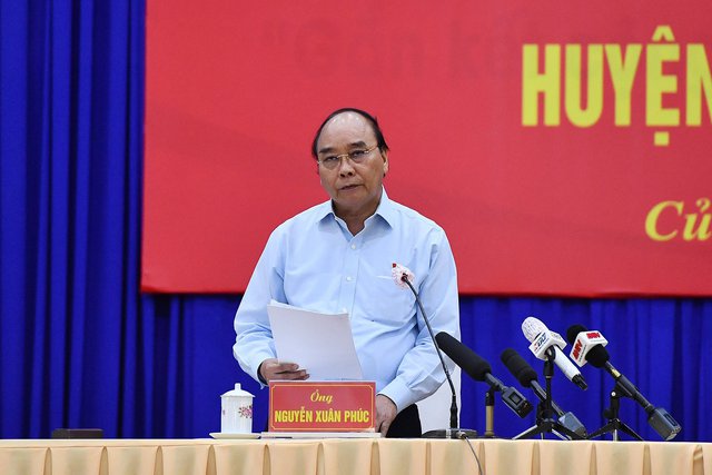 Chủ tịch nước tiếp xúc cử tri tại Củ Chi, Hóc Môn - Ảnh 1.