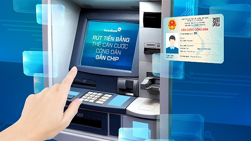 Các bước rút tiền bằng căn cước công dân gắn chip tại ATM