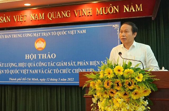 Nâng cao vai trò giám sát phản biện xã hội của Mặt trận tổ quốc các cấp - Ảnh 3.