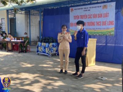 Mang an toàn giao thông đến với học đường