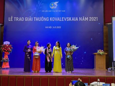 Giải thưởng Kovalevskaia năm 2021 vinh danh hai nhà khoa học nữ