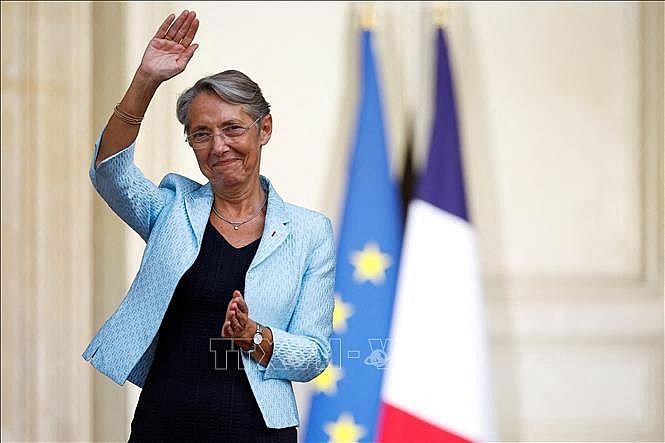 Tân Thủ tướng Pháp Elisabeth Borne tại lễ nhậm chức ở Paris, ngày 16/5/2022. Ảnh: AFP/TTXVN