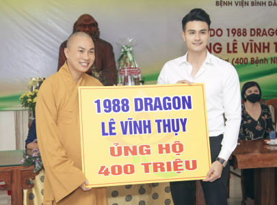 Siêu mẫu Vĩnh Thụy trao 400 suất điều trị hậu Covid-19