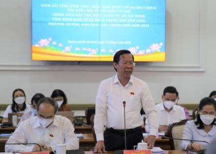 TPHCM đã khẩn trương, kịp thời trong thực hiện Nghị quyết 54 của Quốc hội