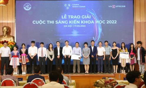 Bảy sáng kiến đoạt giải cuộc thi 'Sáng kiến khoa học 2022'