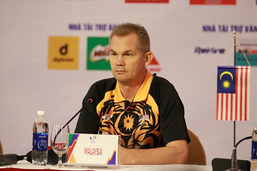 Huấn luyện viên Brad Maloney của U23 Malaysia. Ảnh: M.Đ