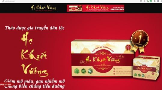 Thu hồi 5 sản phẩm thực phẩm không đảm bảo an toàn của Công ty TNHH sản xuất - Y dược phẩm Vĩnh Điển