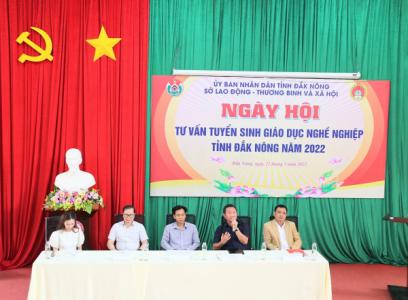 Đắk Nông: Ngày hội tư vấn tuyển sinh giáo dục nghề nghiệp năm 2022