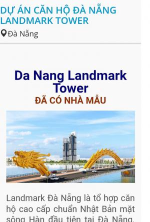 Dự án Landmark Tower Đà Nẵng quảng cáo rầm rộ dù chưa được cấp chủ trương đầu tư