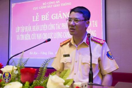 Cục CSGT huấn luyện công tác phòng, chống thiên tai và tìm kiếm cứu nạn