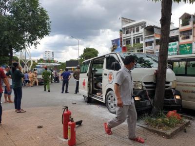 Khống chế thành công đối tượng nghi ngáo đá vào bệnh viện cướp xe cấp cứu gây náo loạn