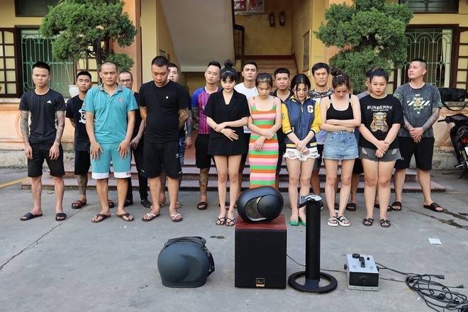 Hải Dương: Bắt giữ đối tượng tổ chức sử dụng trái phép chất ma túy