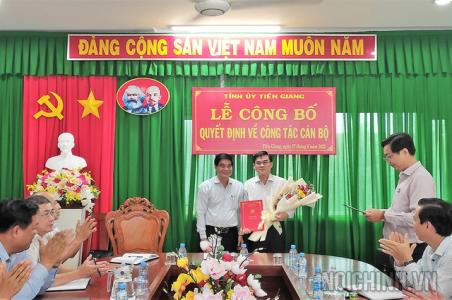 Điều động, bổ nhiệm Phó Chủ tịch UBND tỉnh giữ chức Trưởng Ban Nội chính Tỉnh ủy