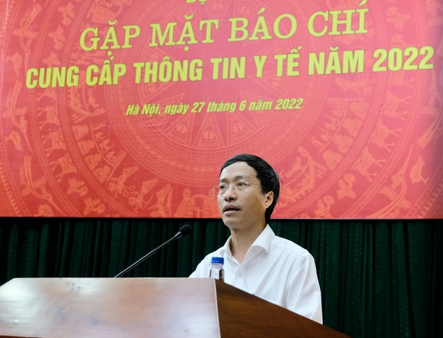 GS.TS Phan Trọng Lân, Cục trưởng Cục Y tế Dự phòng, Bộ Y tế cho biết biến thể phụ BA.5 của Omicron đã xâm nhập vào Việt Nam. Ảnh: Trần Minh