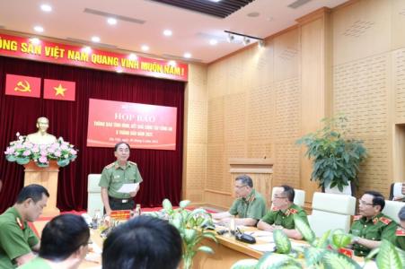 Họp báo về công tác công an 6 tháng đầu năm: Nóng vụ Việt Á