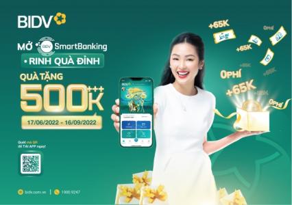 Đăng ký BIDV SmartBanking - Rinh quà 500k++