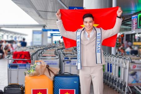 Nam vương Phi Việt, Á vương Hữu Anh ra sân bay tiễn Đạt Kyo đi thi Mister Supranational 2022