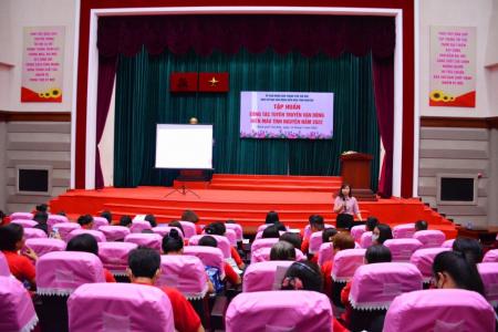 350 cán bộ tham gia tập huấn công tác tuyên truyền, vận động hiến máu tình nguyện