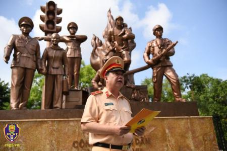 Cục CSGT tổ chức sinh hoạt chính trị tại 