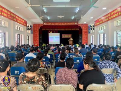 Tuyên truyền, phổ biến pháp luật về TTATGT cho cán bộ, hội viên Hội Nông dân Hải Phòng