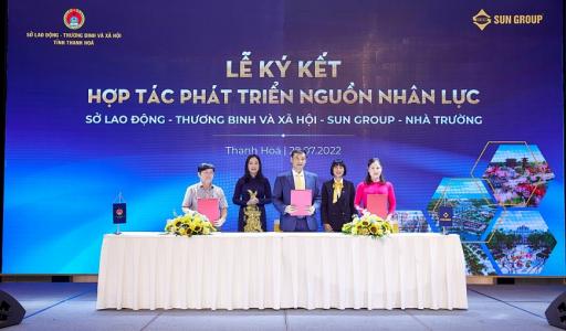 Sun Group hợp tác đào tạo nâng cao chất lượng nguồn nhân lực tại Thanh Hóa