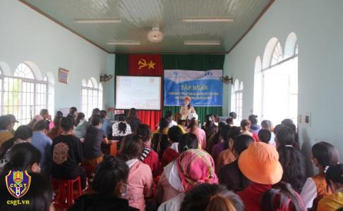 Tập huấn Luật Giao thông đường bộ cho Hội viên phụ nữ cấp cơ sở