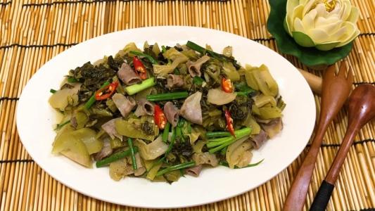 Lòng xào dưa - món ăn ngon miệng, hao cơm