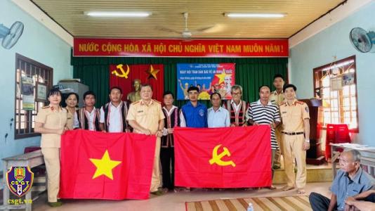 Ngày hội toàn dân bảo vệ ANTQ tại Làng kết nghĩa Canh Thành, xã Canh Hòa, Vân Canh, Bình Định