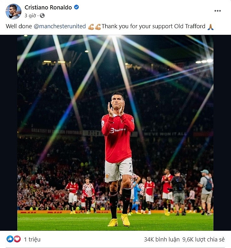 Ronaldo lạc điệu trong trận thắng tưng bừng của Man United