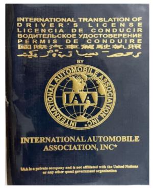 Giấy phép lái xe quốc tế IAA không có giá trị sử dụng trên lãnh thổ Việt Nam
